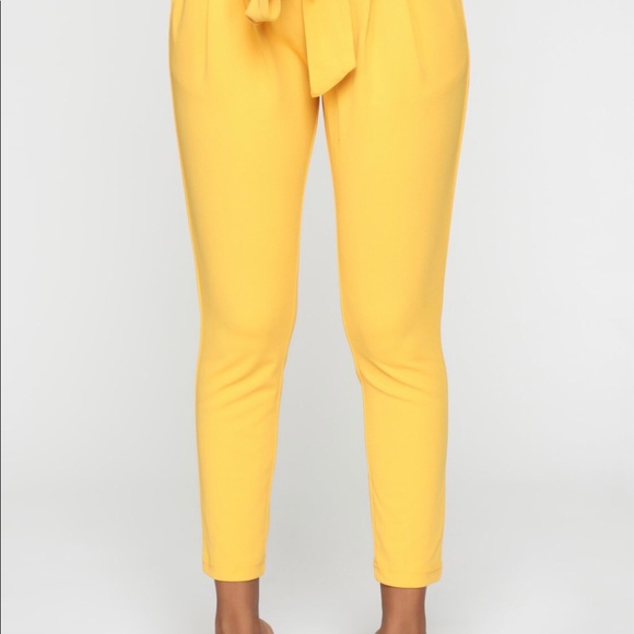 ADORABLE MUSTARD PANTS SIZE:XL - Picture 3 of 6